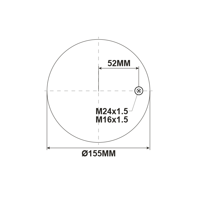 AS0080 AIRSPRING ASSY (ASK058) VOSS 232 STEEL PISTON MERCEDES