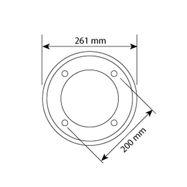 AS0104 AIRSPRING ASSY (ASK008) PLASTIC PISTON SAF