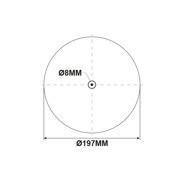 AS0111 AIRSPRING (ASK231) STEEL PISTON VOLVO