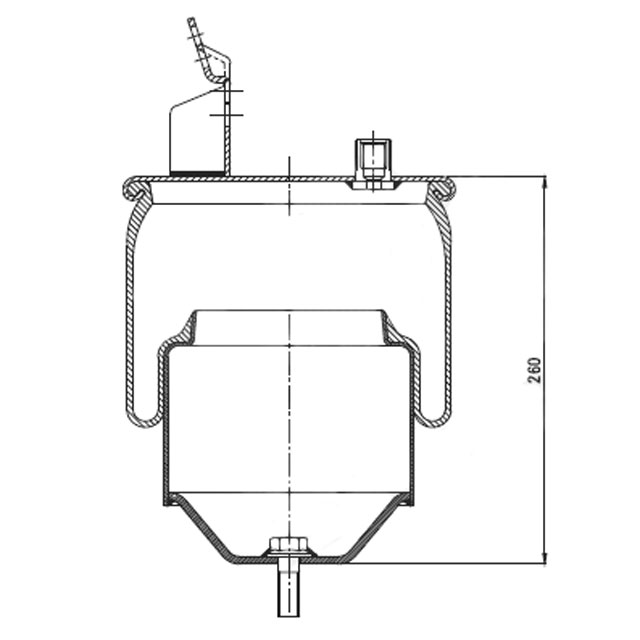 AIRSPRING ASSY (ASK057) STEEL PISTON VOLVO
