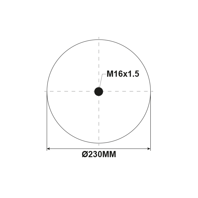 AS0132 AIRSPRING ASSY (ASK054+ASK7002) RENAULT VOLVO STEEL PISTON