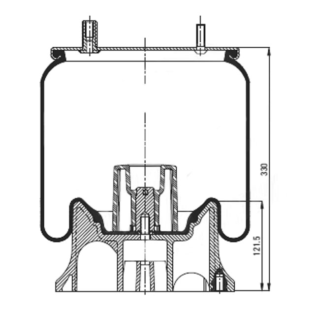AIRSPRING ASSY (ASK047) PLASTIC PISTON WW SMB