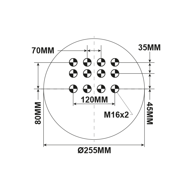 AS0252 AIRSPRING ASSY (ASK020) PLASTIC PISTON BPW