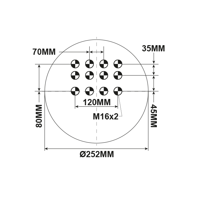 AS0253 AIRSPRING ASSY (ASK020) PLASTIC PISTON BPW