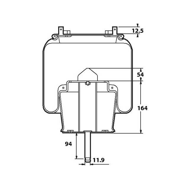 AIRSPRING (ASK321) STEEL PISTON SCANIA