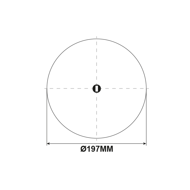 AS0422 AIRSPRING ASSY (ASK057) STEEL PISTON VOLVO