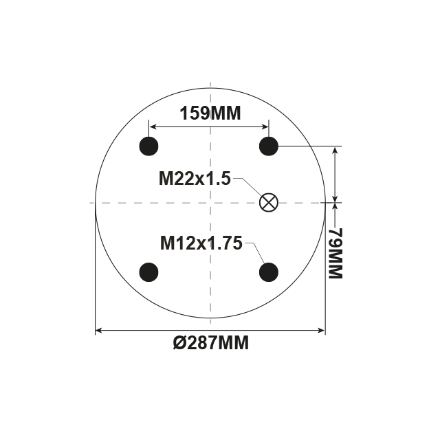 AS1000 AIRSPRING ASSY (ASK002) STEEL PISTON E1