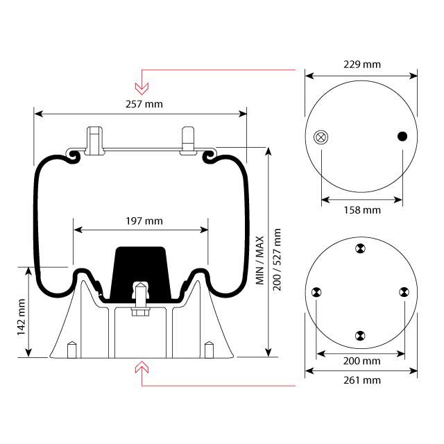 AIRSPRING ASSY (ASK050) WEWELER
