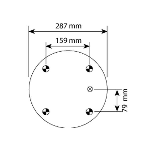 AS1022 AIRSPRING ASSY (ASK025) STEEL PISTON SCANIA