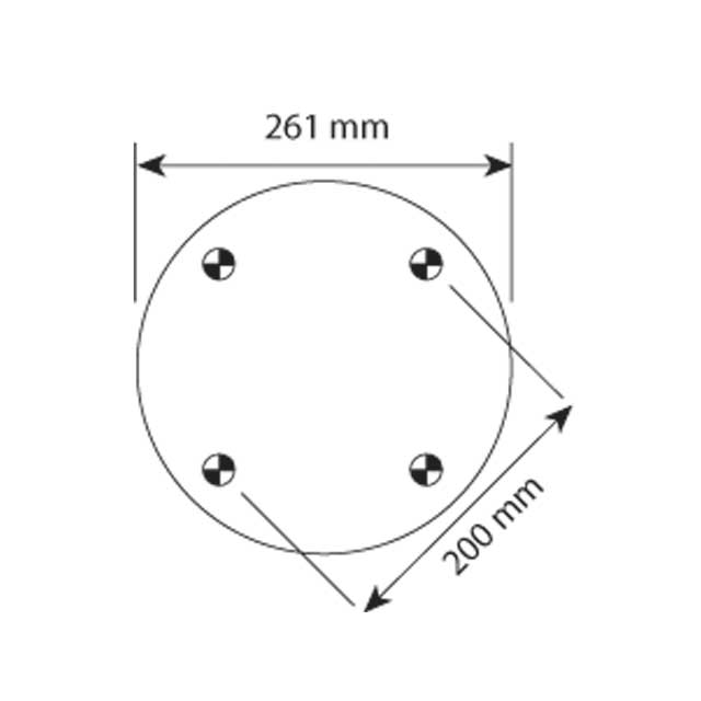 AS1065 AIRSPRING ASSY (ASK001) PLASTIC PISTON NEWAY