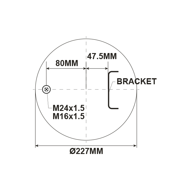 AS1096 AIRSPRING ASSY (ASK057) STEEL PISTON VOLVO