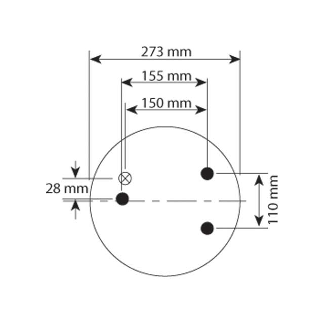 AS1358 AIRSPRING ASSY (ASK052) STEEL PISTON DAF