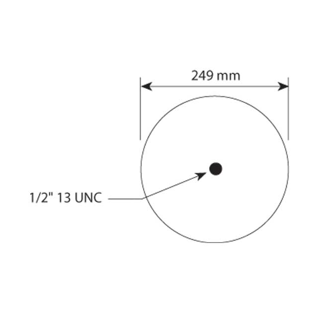 AS1383 AIRSPRING ASSY (ASK062 ) IMPERIAL CENTRAL MOUNT HENDRICKSON
