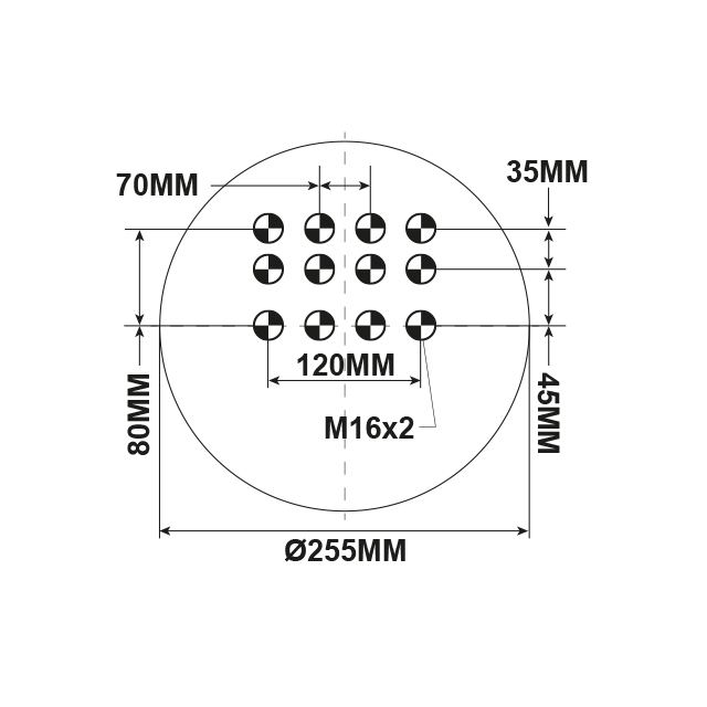AS1397 AIRSPRING ASSY (ASK020) BPW STEEL PISTON