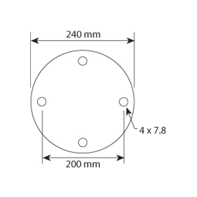 AS1474 AIRSPRING ASSY 140MM HT SAF