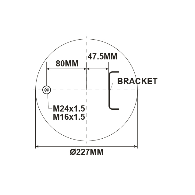 AS1499 AIRSPRING ASSY (ASK057) STEEL PISTON VOLVO
