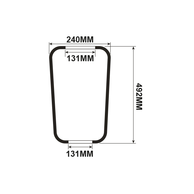 AIR SPRING DIAPHRAGM ONLY