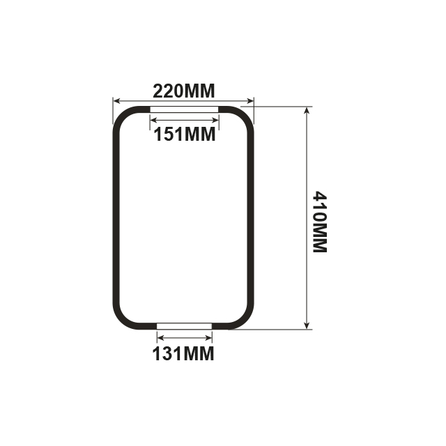 AIR SPRING DIAPHRAGM ONLY