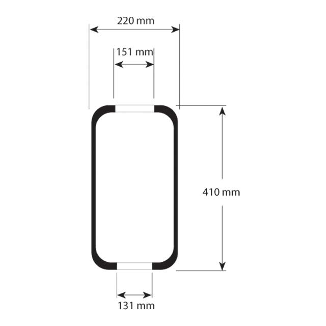 AS1631 AIR SPRING DIAPHRAGM ONLY