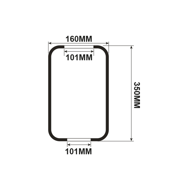 AIR SPRING DIAPHRAGM ONLY