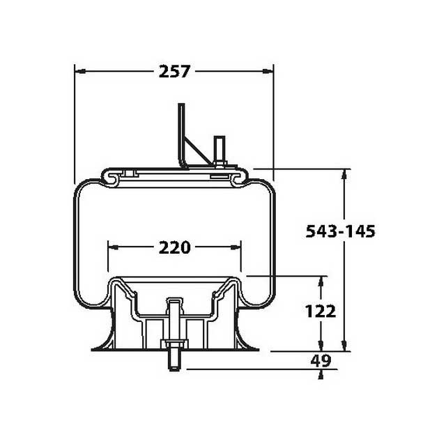 AIRSPRING (COMPLETE) FIXING KIT NOT SPECIFIED