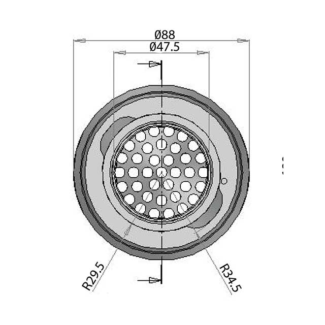 ASD0002 60MM ANTI SYPHON DEVICE - BAYONET FITTING
