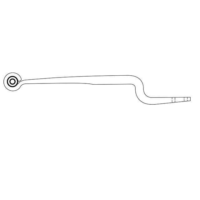 Trailing Arm Cranked - 1 Leaf - To Suit BPW
