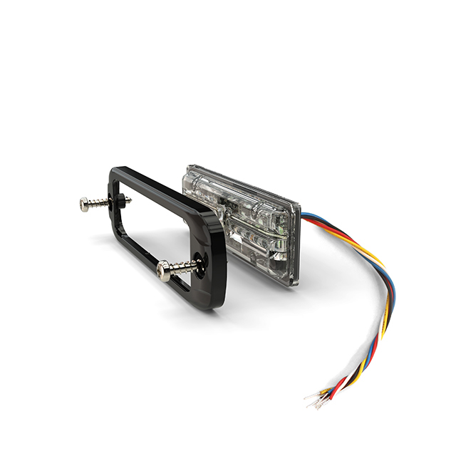 CD3802RW LED Red/White Dual Marker Lamp 12-24v