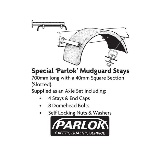 D7505 STAY KIT WELD ON PARLOK SET OF 4