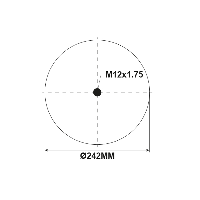 DFAS4021 AIRSPRING ASSY (TBA) M16 DAF