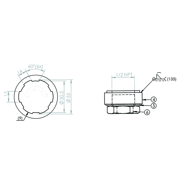 DFFT0117S FUEL TANK BARE STEEL 1150 X 505 X 675MM 340 L