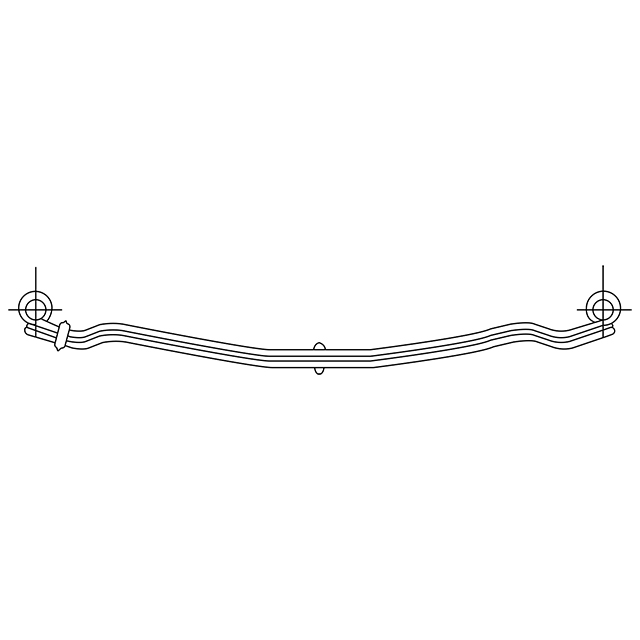 DFRS0008 Front twin leaf spring