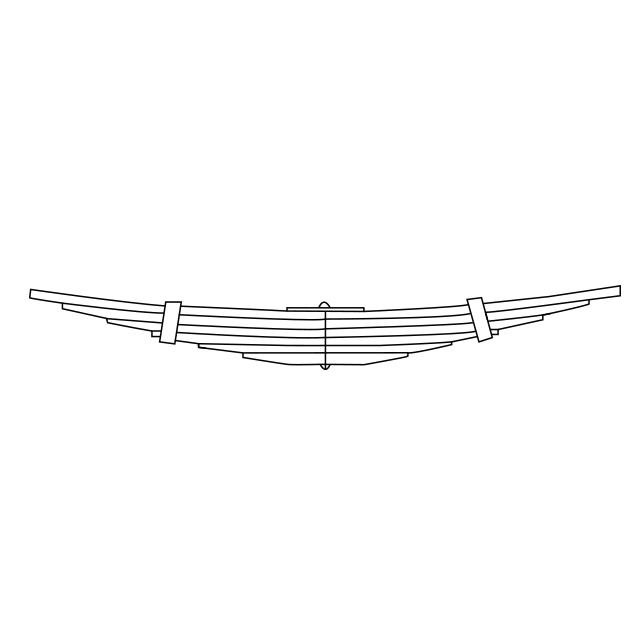 DFRS0013 REAR MULTI LEAF SPRING