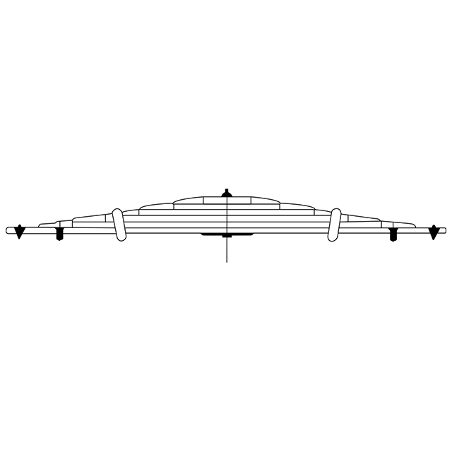 Leaf Spring Rear - 6 Leaf