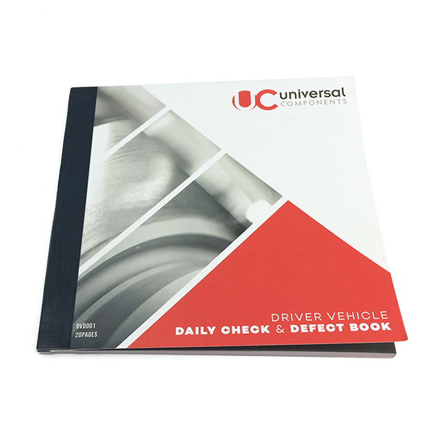 20 PAGE DRIVER DEFECT BOOK (NUMBERED)