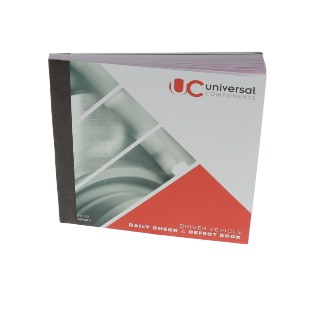 Numbered Driver Defect Book 50 Page