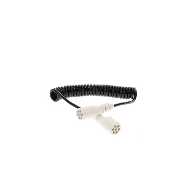 EC23U 7 Core Electrical Coil - S Type - Moulded Plugs, Screw Type, 3m