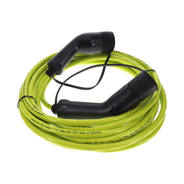 EV32-10MGN-T2A-T2A EV 32A - 10M STRAIGHT GREEN - T2 TO T2 - SINGLE PHASE