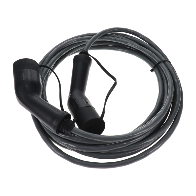 EV32-10MGR-T2A-T2A EV 32A - 10M STRAIGHT GREY - T2 TO T2 - SINGLE PHASE