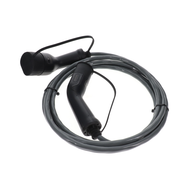 EV32-5MGR-T2A-T2A EV 32A - 5M STRAIGHT GREY - T2 TO T2 - SINGLE PHASE