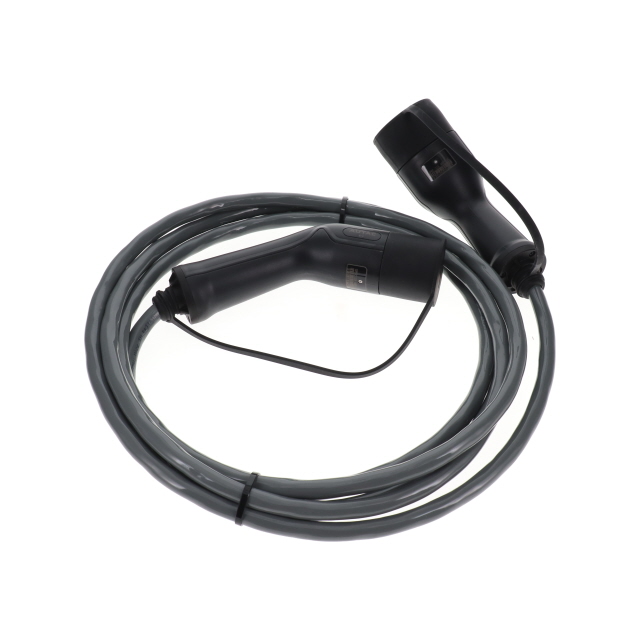 EV32-5MGR-T2A-T2A EV 32A - 5M STRAIGHT GREY - T2 TO T2 - SINGLE PHASE