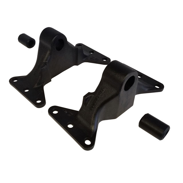MOUNTING BRACKET PAIR 230MM INCLUDES BUSHES