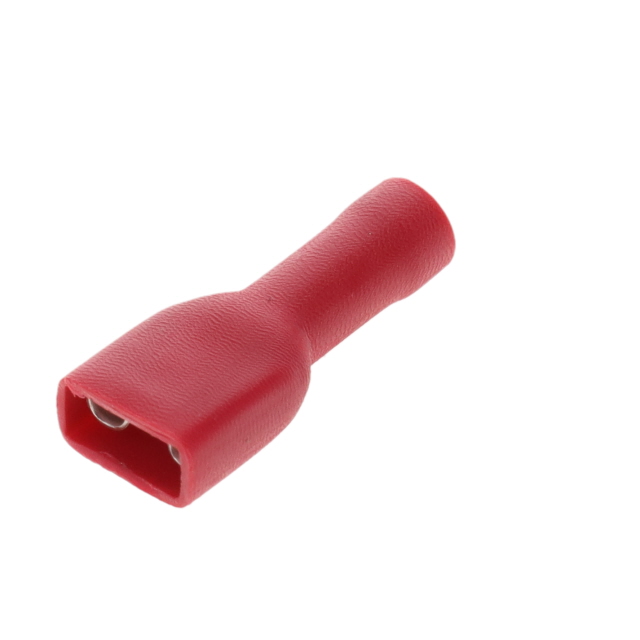 Female Spade Connector Red 6.3mm Pre-Insulated