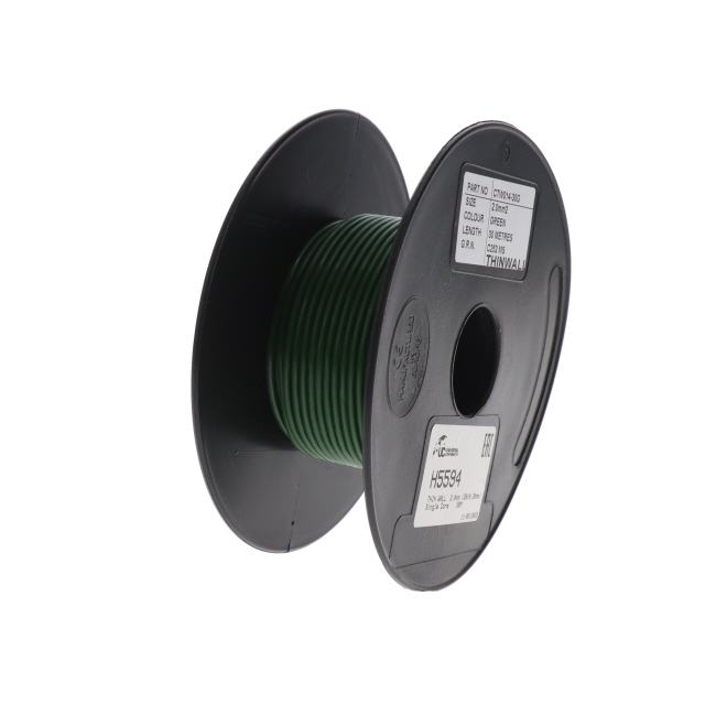 THIN WALL 0.75mm (24/0.20mm) GREEN Single Core 50M