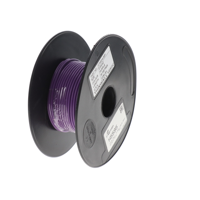 THIN WALL 0.75mm (24/0.20mm) PURPLE Single Core 50M