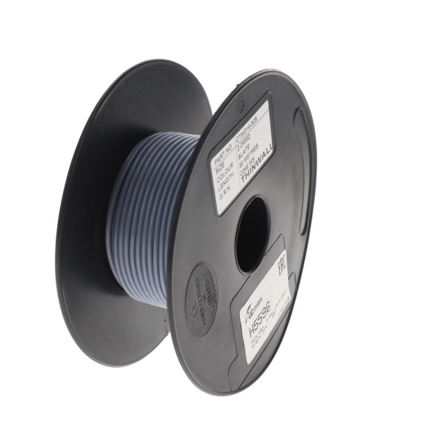 THIN WALL 0.75mm (24/0.20mm) GREY Single Core 50M