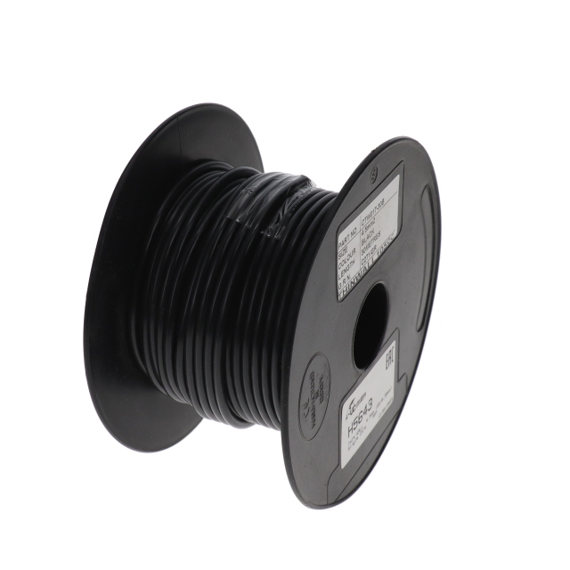 THIN WALL 1.5mm (21/0.30mm) BLACK Single Core 100M