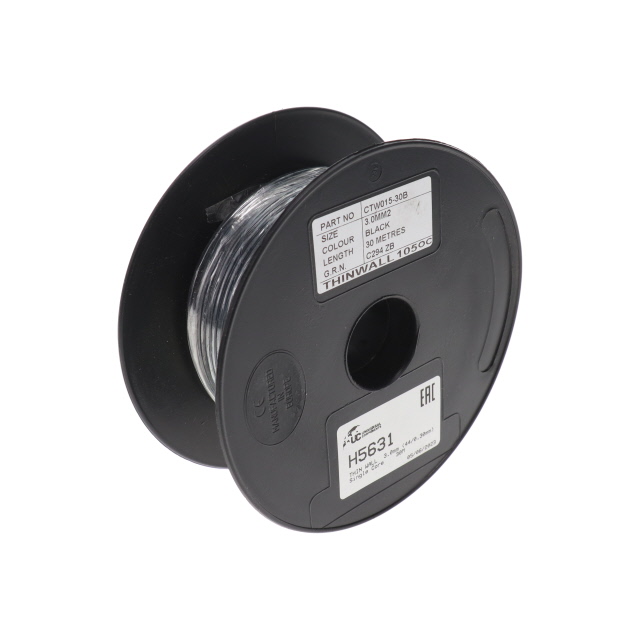 THIN WALL  3.0mm (44/0.30mm) BLACK Single Core    30M