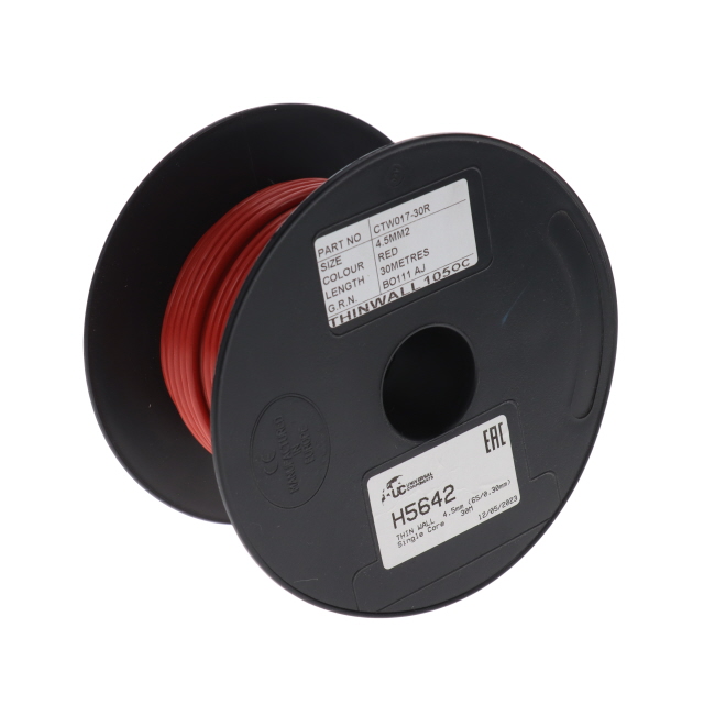 THIN WALL 8.5mm (120/0.30mm) RED Single Core 30M