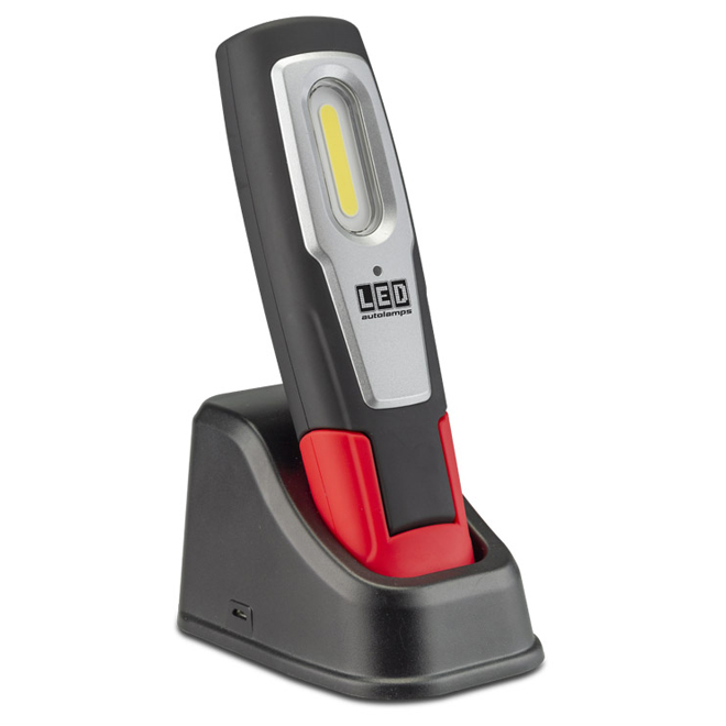 USB Rechargeable Workshop Inspection Lamp - w/ Charging Dock